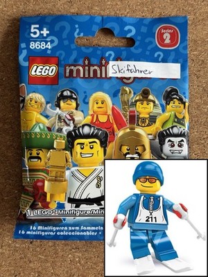 LEGO Minifiguren Serie 2 | Skifahrer | VERSIEGELT | 8684 | col02-12