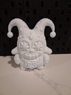 One-of-a-Kind DMT Entity Jester Figurine   Psychedelic Trickster Art Statue  ...