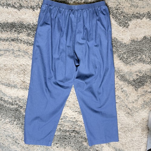 Alfred Dunner Stretch Damen Marine Pull-On Elastische Taille Jeans Größe 18W Neu ohne Etikett - Bild 5 von 5