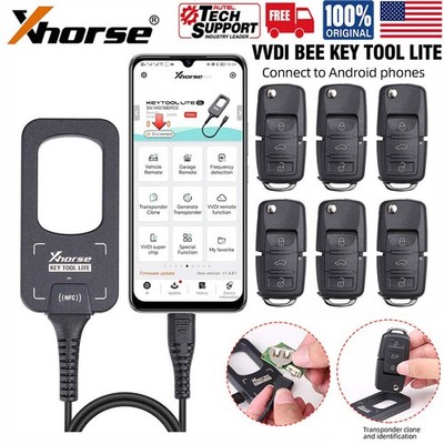 Xhorse VVDI Bee Key Tool Lite Remote Transponder Clone + 6 x XKB501EN Remote Key