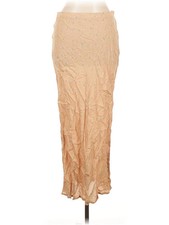 Wild Fable Women Gold Formal Skirt L