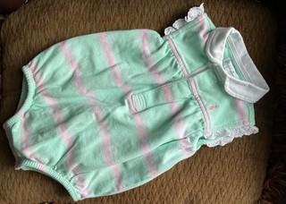 Mameluco de verano Ralph Lauren para bebé niña talla 9 meses