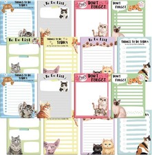 PerKoop 16 Pieces Cat Sticky Notes to Do List Notepad 3 x 4 Inch 480 Sheet