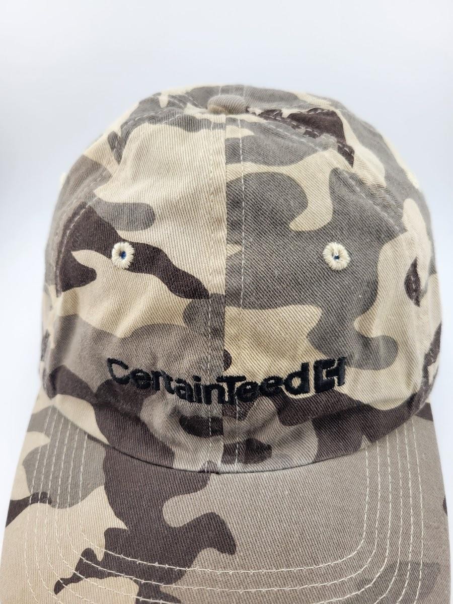 CertainTeed Hat Cap Strap Back Camo Embroidered A… - image 2