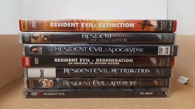 Resident Evil Main Saga komplett + Degeneration -7 DVDs gebraucht - Audio ita