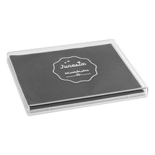 Ink Pad 5X4'' Washable Stamp Ink Pad for Kids Black