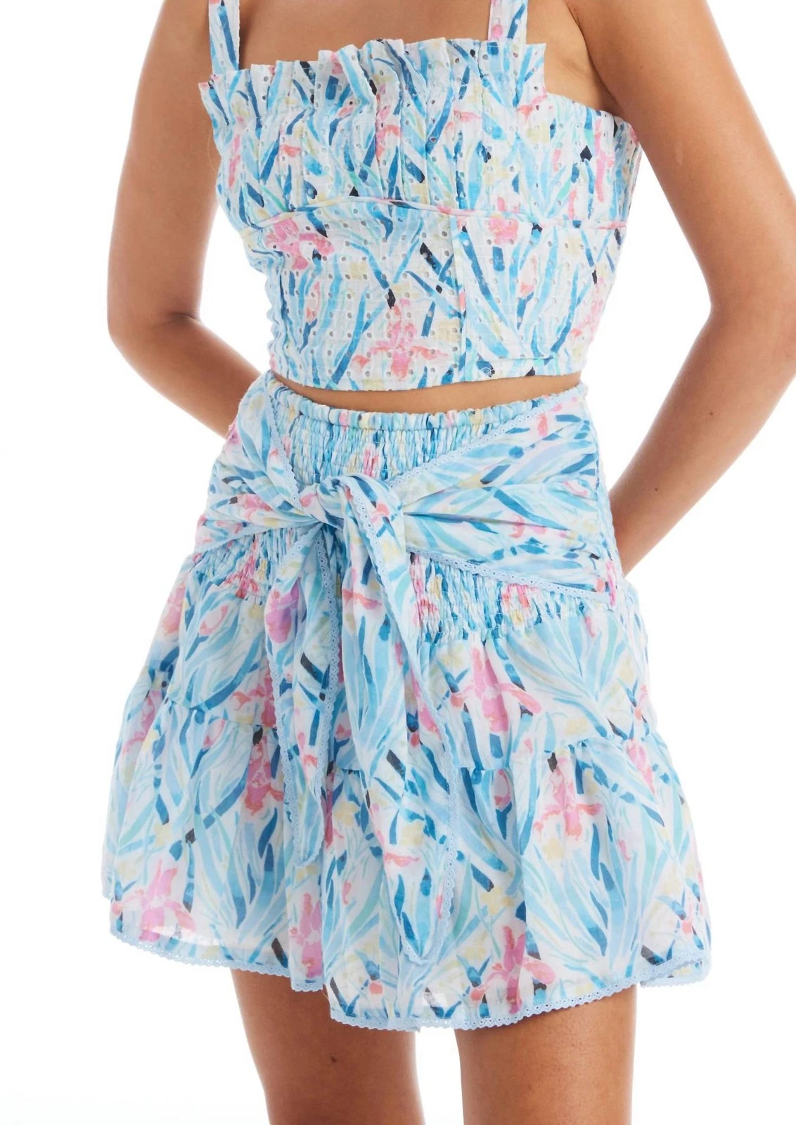 Allison New York Chase Iris Mini Skirt Size M