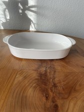 Vintage CorningWare, Just White, Oval Brater - Pyrogeram