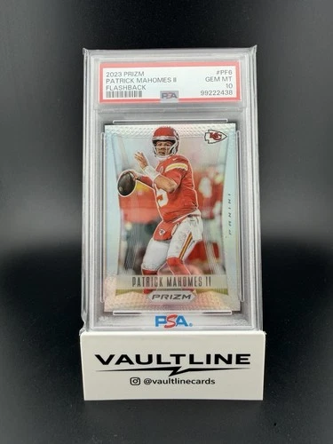 2023 Panini Prizm - Prizm Flashback Patrick Mahomes II #PF-6 Silver Prizm PSA 10