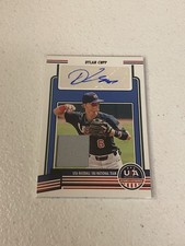 Dylan Cupp Autographed USA Stars & Stripes Jersey Card! Rare! Memorabilia!