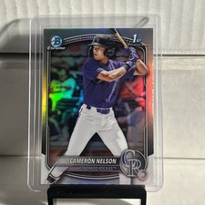 2025 Bowman Draft Cameron Nelson Chrome Refractor 1st Prospect Rockies