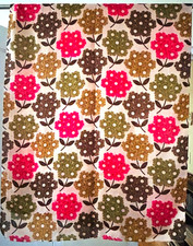 Orla Kiely x UNIQLO Floral Scarf Pre-Owned 70 x 28 in Lightweight Polyester
