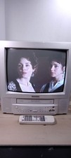 Toshiba MV13K2 1W CRT TV VCR 4 Head Combo Retro Gaming Tested W/ Remote Working