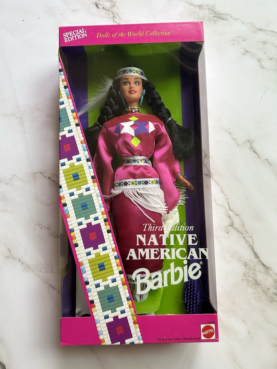 Mattel 1994 Dolls Of The World Third Edition Native American