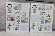 Vintage 80s Hallmark Snoopy Peanuts Woodstock UFS Comic Strip Sticker Sheet Rare