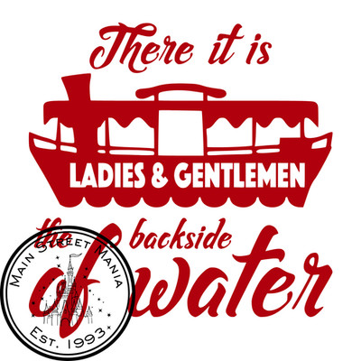 Back Side of Water Sticker Decal Jungle Cruise Disney Disneyland Inspired