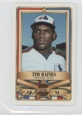 1982 Perma-Graphics/Topps Credit Cards All-Stars Tim Raines #150-ASN8213 HOF