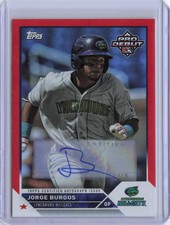 2023 Topps Pro Debut #PD-61 Jorge Burgos Red #/10