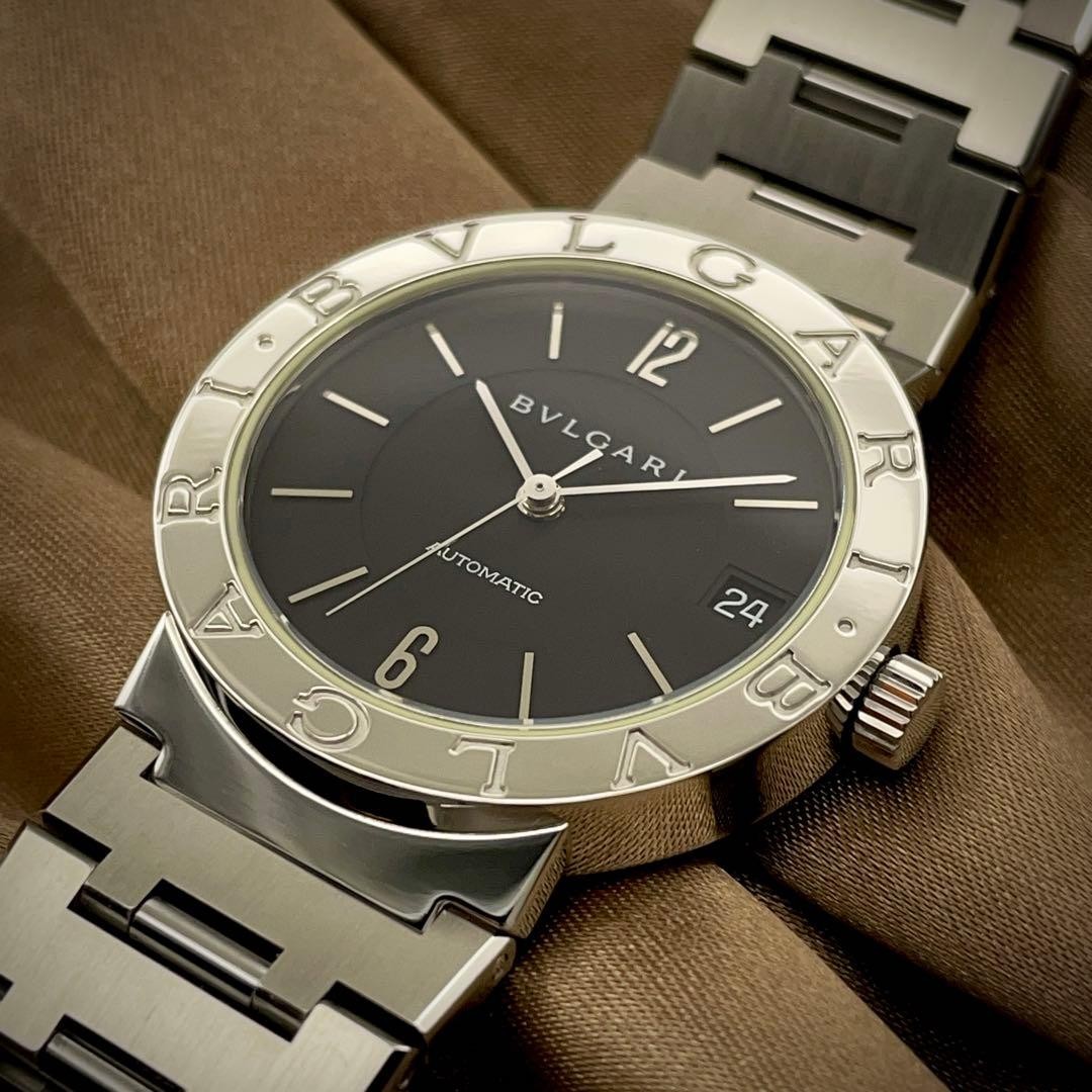 BVLGARI Bvlgari Bvlgari Automatic Watch BB33SS Black Dial 33mm image 4