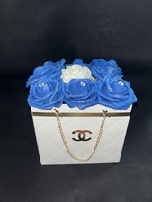 Home Decor Flowers, Handbag, Hat Box Birthday Gift Artificial Roses Pink White