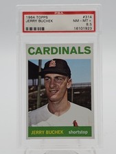 JERRY BUCHEK 1964 TOPPS BASEBALL #314 PSA 8.5 Q7113