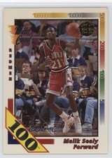 1992-93 Wild Card 100 Stripe Malik Sealy #P-6 Rookie RC pn1. rookie card picture