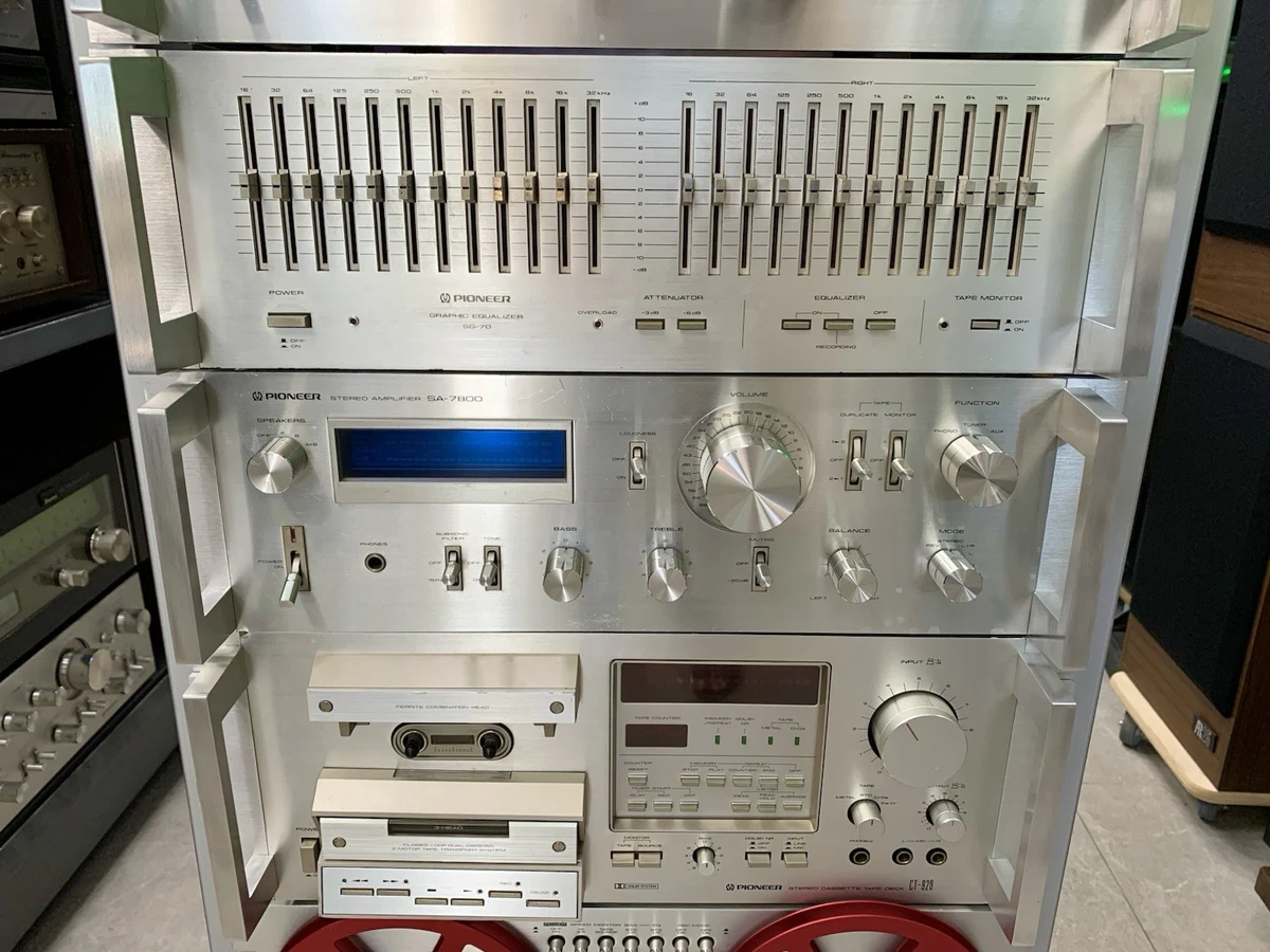 PIONEER Hi End System Rack JA-R2S Sr 303 Tx 7800 Sg 9800 Sa 7800 CT 950 Rt 707