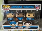 Funko Pop! NFL Carolina Panthers 3-Pack Cam Newton Greg Olsen Luke Kuechly Set