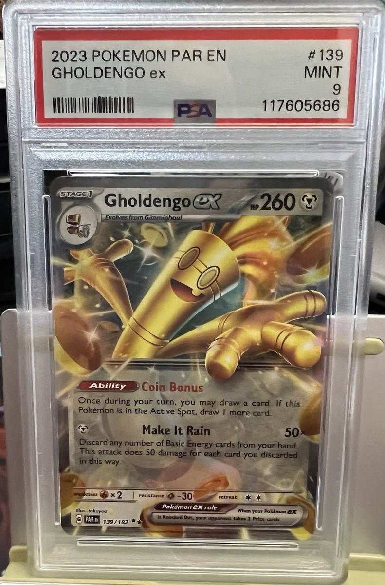2023 POKEMON PAR EN GHOLDENGO ex #139 PSA 9 MINT NEW | eBay