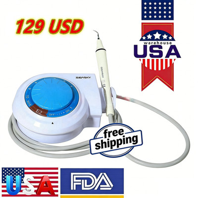 Dental Ultrasonic Endo Piezo Scaler & Handpiece 5*Tips FDA fit Cavitron EMS