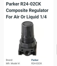 Parker ¼ miniature regulator R24-02CK  ( 2 Pack)