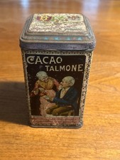 Scatola in latta Cacao Talmone Torino- anni’30-2 Vecchietti