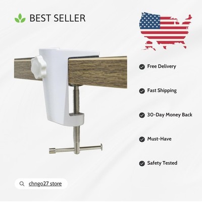 Heavy-Duty C Clamp for 1/2'' Base: Ultimate Support for Magnifying Lamps & More