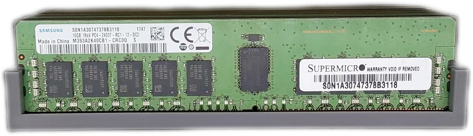 Samsung 160GB PC4-2400T (10x16GB) DDR4 Server RAM - Image 2 of 4