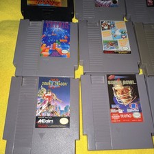 Nintendo NES Game Lot Tetris, Double Dragon, Tecmo Super Bowl  Tested!!!