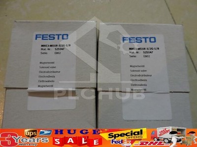 1PC New Festo MHE3-MS1H-3/2G-1/8 525147 Solenoid Valve #FES