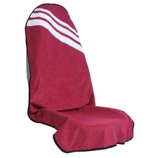Waterproof Car Towel Seat Covers Front Seats For After Gym Wine Red With White Waterproof Car Towel Seat Covers Front Seats For After Gym Wine Red With White