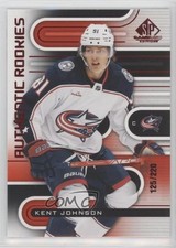 2022 Upper Deck SP Game Used Authentic Rookies Red 125/220 Kent Johnson #180 2a6
