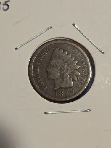 1895 Indian Head Cent – Good to Very Good (G–VG) Condition
