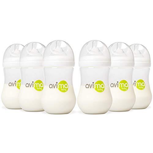 Wide Neck With Medium Flow Nipples Set Of 6
