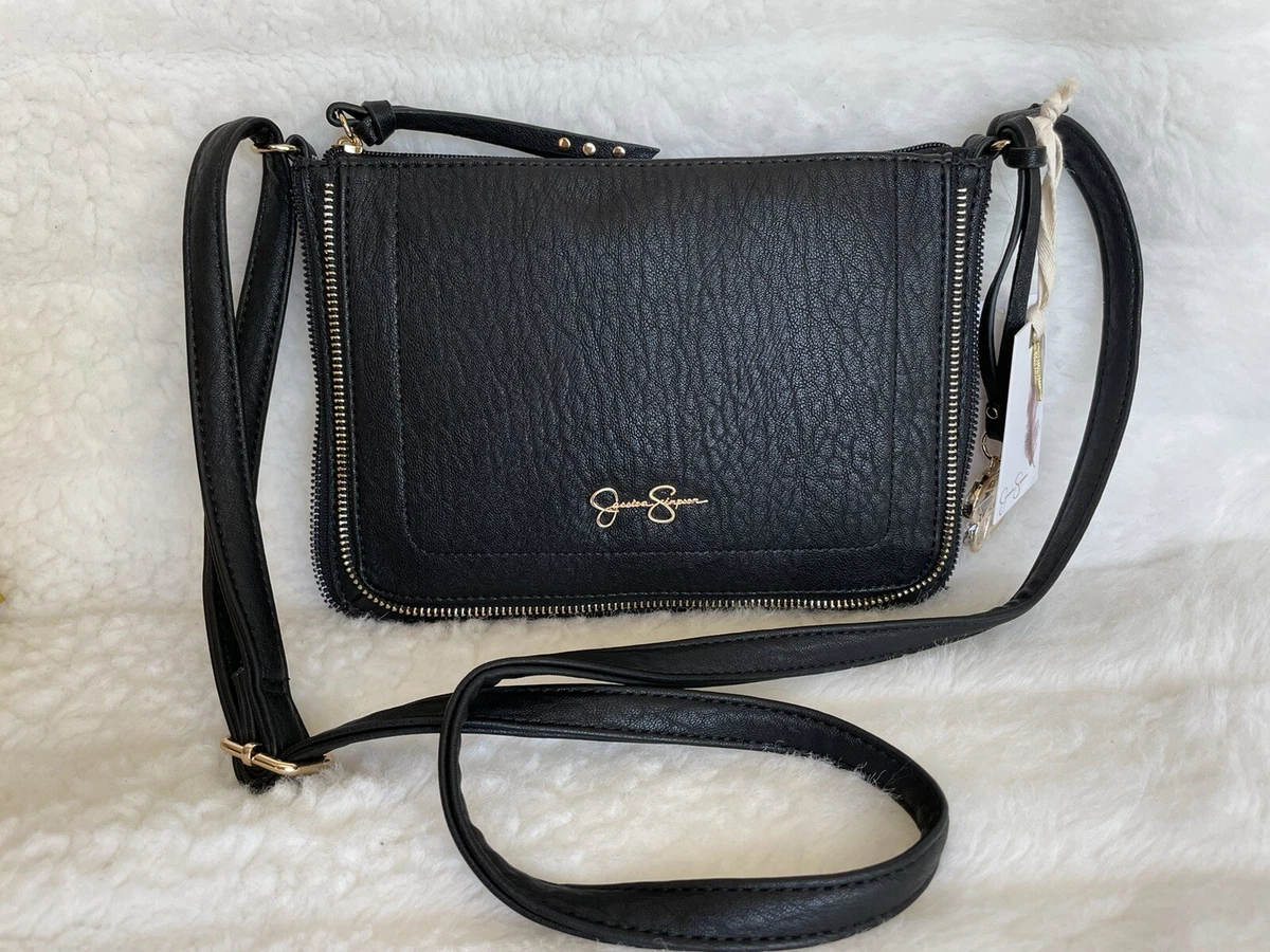 Jessica Simpson Nicole Zipper Crossbody Bag In Meteorite At Nordstrom Rack  in Black | Lyst