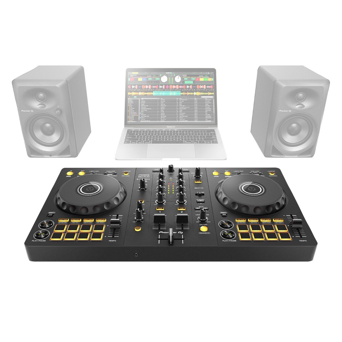 Pioneer DJ DDJ-FLX4 外箱 Pioneer DDJ-FLX4 2-Channel Rekordbox Serato DJ Controller w Flight