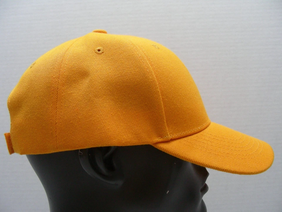 NARANJA - Mezcla de acrílico/lana - ¡Gorra de béisbol ajustable talla única! Foto 3 de 4
