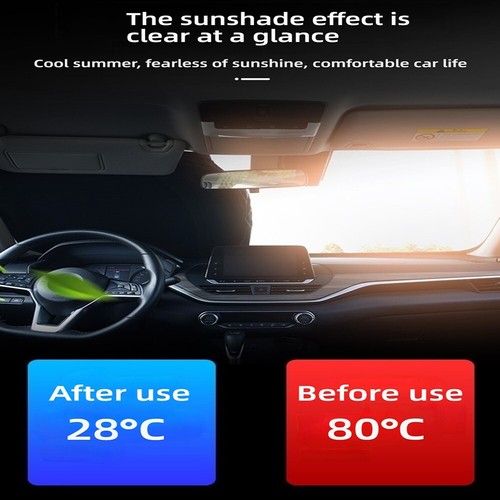 Lightweight Adaptable Compact Magnetic Car Sun Shade for Side Front Rear Windows - Picture 9 of 31