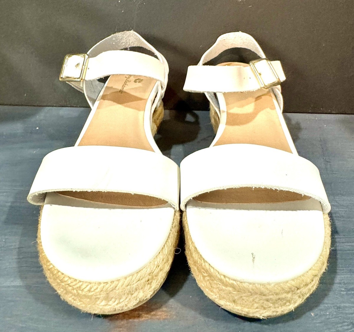 Tommy Bahama Jona Espadrille Wedge Platform Sandals White  display picture 1