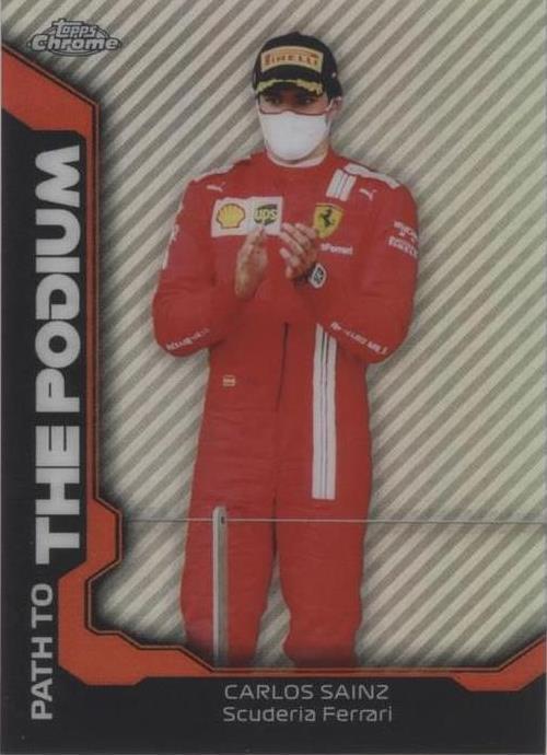 2021 Topps Chrome Formula 1 - Carlos Sainz #PTP-CS - 1 of 1