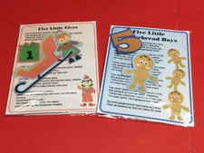 2 Sets FLANNEL BOARD SET - LAMINATED - FLANNEL FELT STORY and PIECES 2