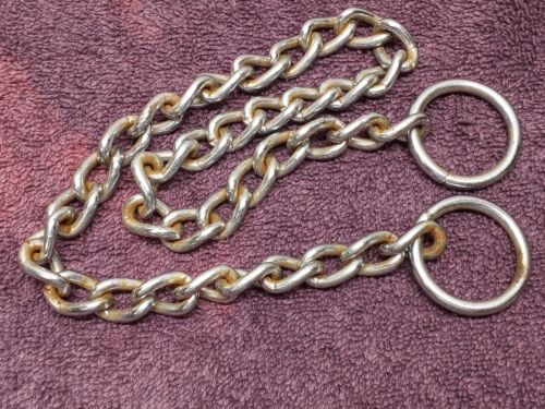 Vintage DOG CHOKE CHAIN PETS 20"  - Picture 1 of 4