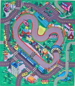 kids car track mat