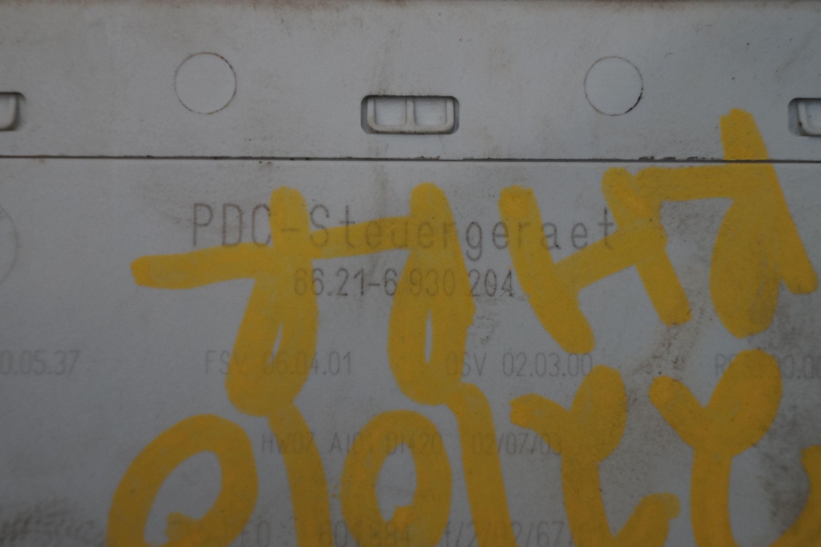 Park Distance Control Assist PDC Module ECU 66216930204 Rolls Royce Phantom 2004